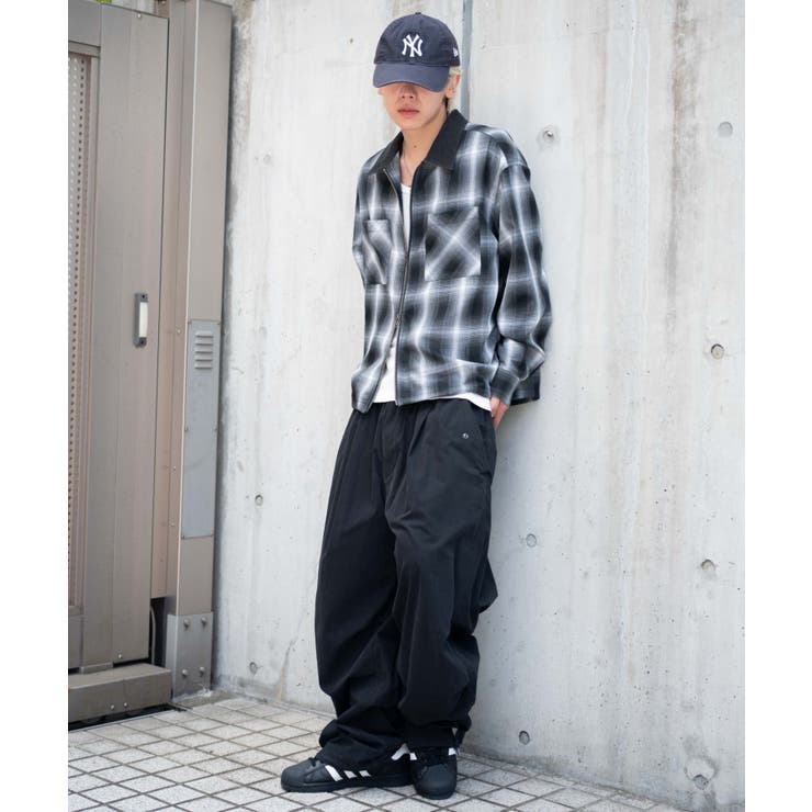 オンブレチェックシャツジャケット | WEGO【MEN】 | 詳細画像3 