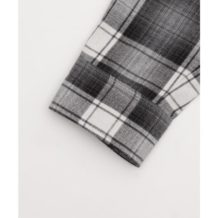 オンブレチェックフードネルシャツ(LS) | WEGO【MEN】 | 詳細画像25 