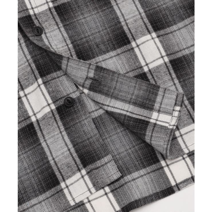 オンブレチェックフードネルシャツ(LS) | WEGO【MEN】 | 詳細画像26 