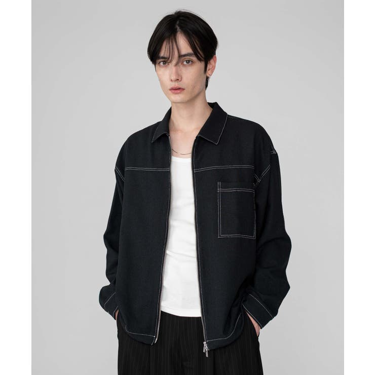 カラーステッチシャツジャケット | WEGO【MEN】 | 詳細画像26 