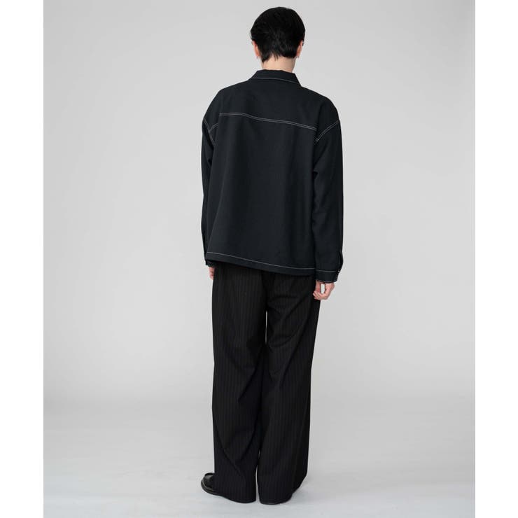 カラーステッチシャツジャケット | WEGO【MEN】 | 詳細画像28 