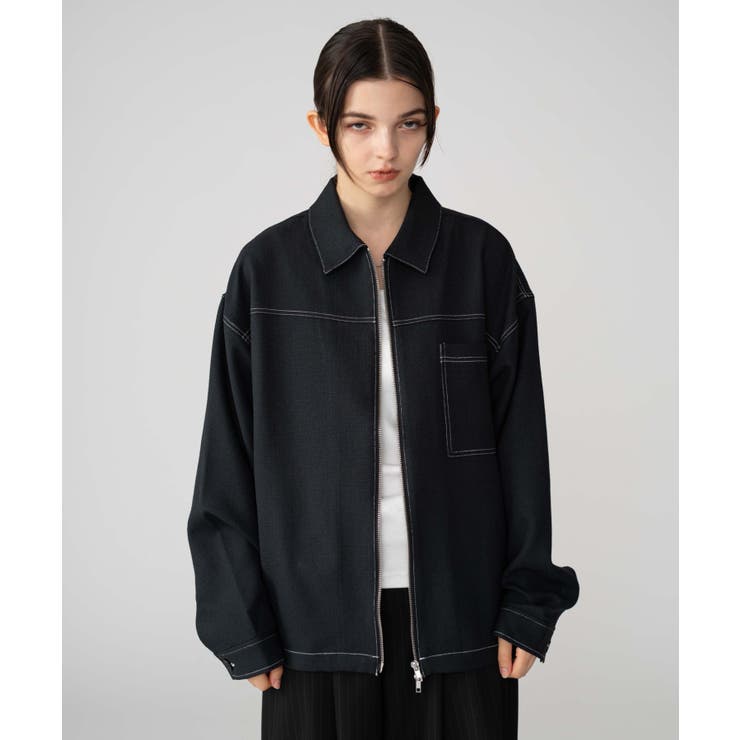 カラーステッチシャツジャケット | WEGO【MEN】 | 詳細画像35 