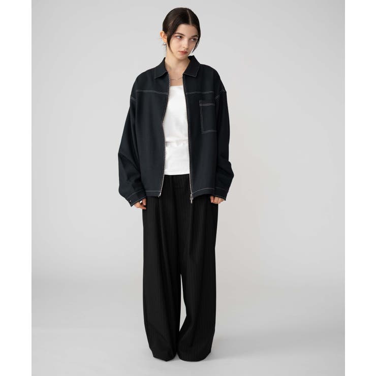 カラーステッチシャツジャケット | WEGO【MEN】 | 詳細画像40 