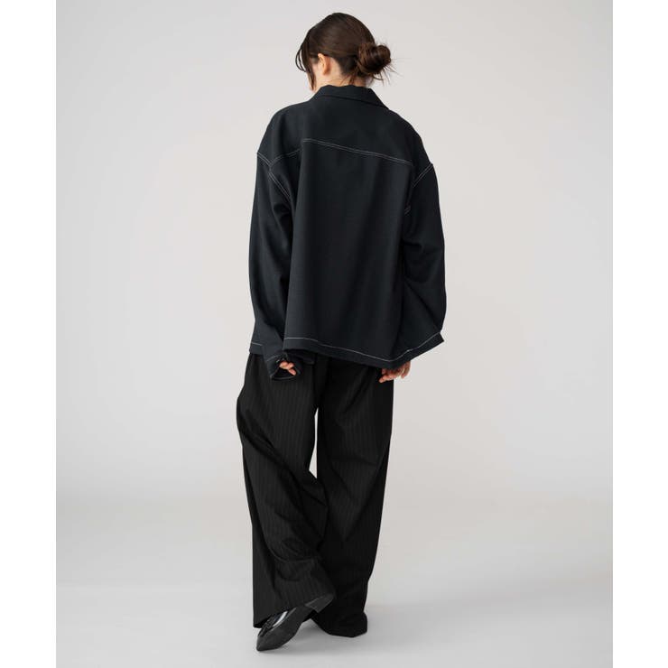 カラーステッチシャツジャケット | WEGO【MEN】 | 詳細画像42 