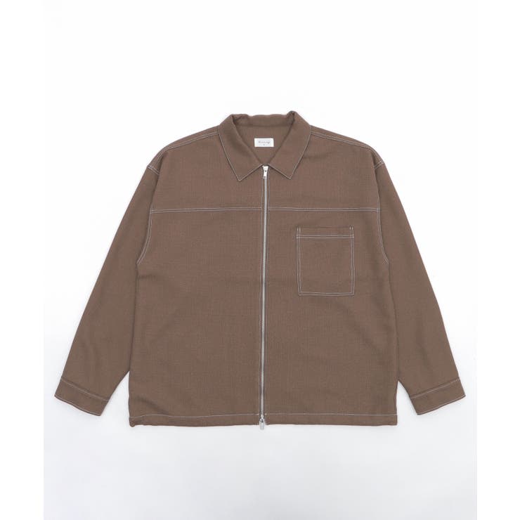 カラーステッチシャツジャケット | WEGO【MEN】 | 詳細画像44 