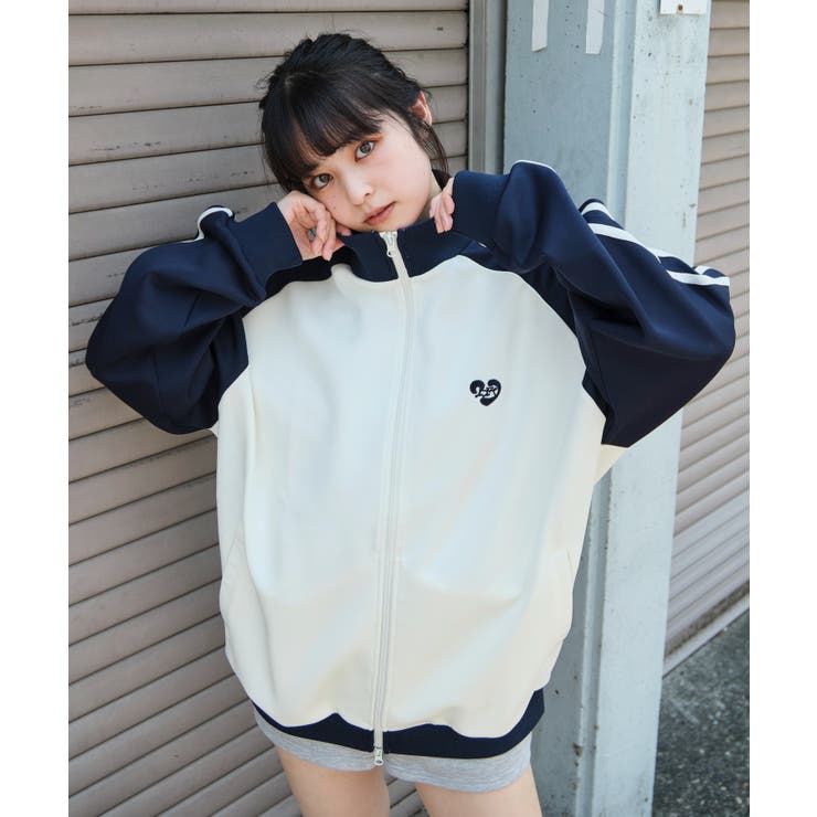 ラグランライントラックジャケット[品番：WG010095825]｜WEGO
