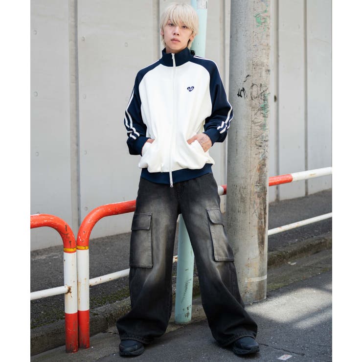 ラグランライントラックジャケット | WEGO【MEN】 | 詳細画像4 