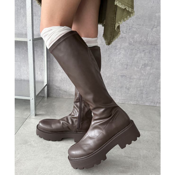 プレーンロングブーツ | WEGO【WOMEN】 | 詳細画像1 