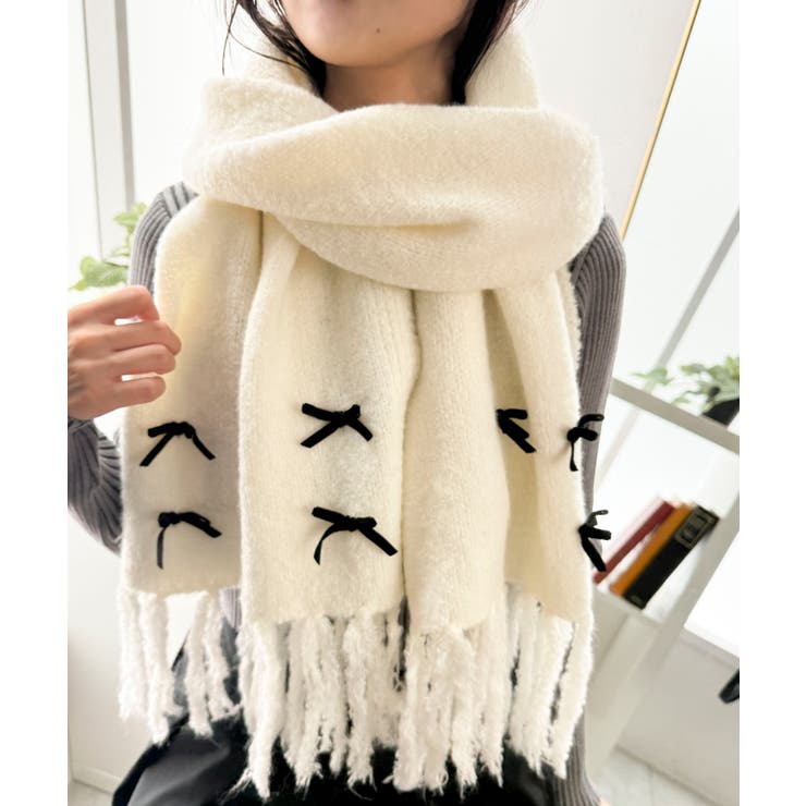 ベロアリボンニットストール | WEGO【MEN】 | 詳細画像4 