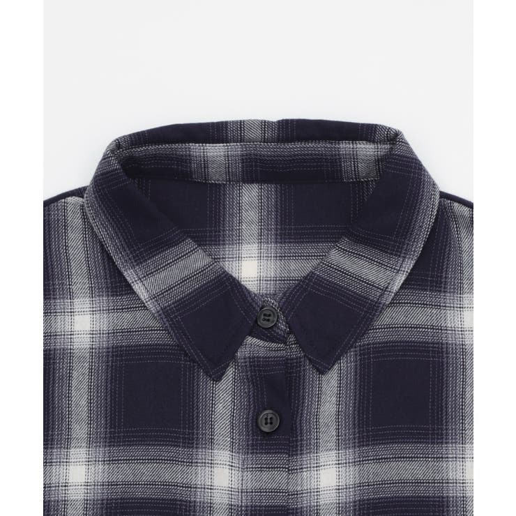 オープンショルダーチェックBIGシャツ | WEGO【WOMEN】 | 詳細画像3 