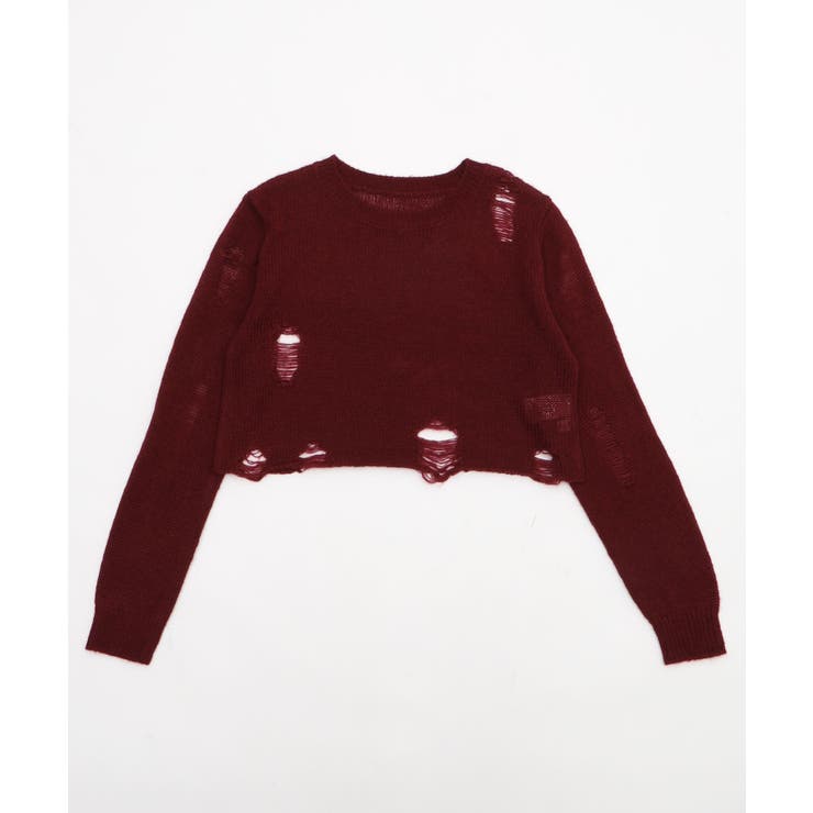 モヘアタッチダメージショートニット | WEGO【WOMEN】 | 詳細画像22 