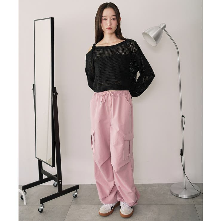 モヘアタッチ2WAYワンショルニット | WEGO【WOMEN】 | 詳細画像22 