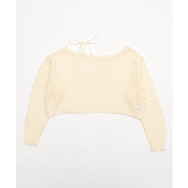 モヘアタッチ2WAYワンショルニット | WEGO【WOMEN】 | 詳細画像23 