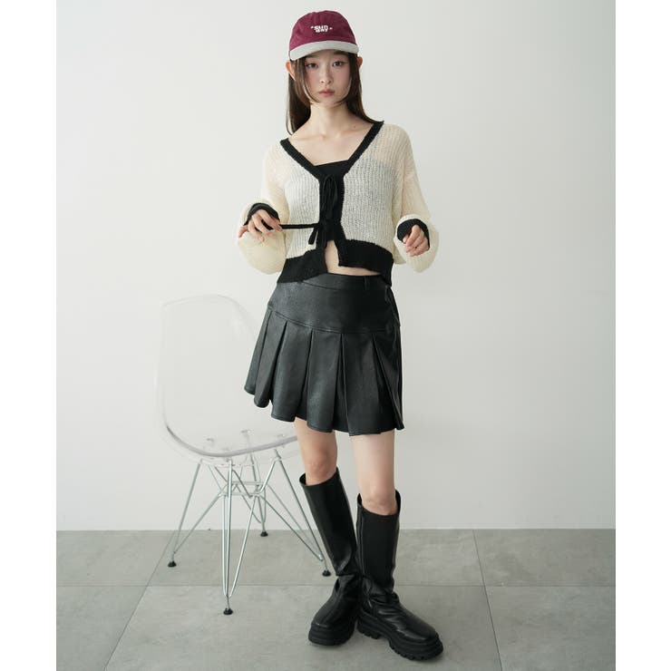 モヘアタッチ2WAYリボンカーデ | WEGO【WOMEN】 | 詳細画像2 