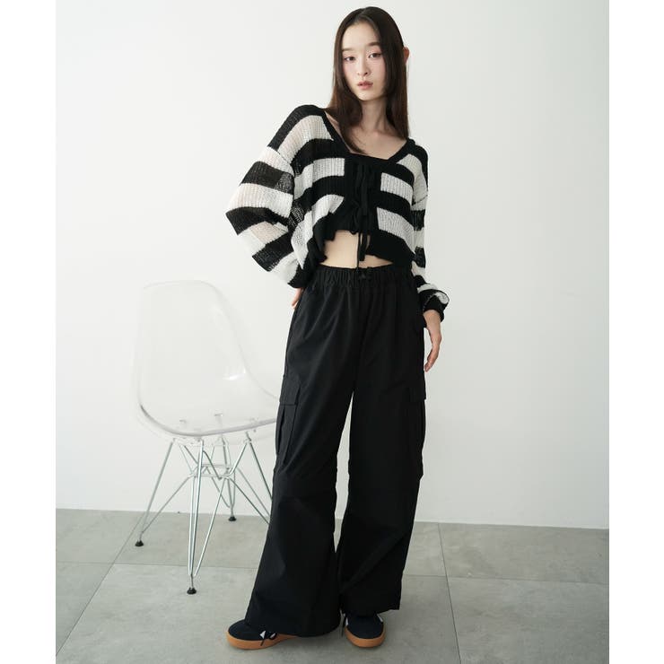 モヘアタッチ2WAYリボンカーデ | WEGO【WOMEN】 | 詳細画像14 