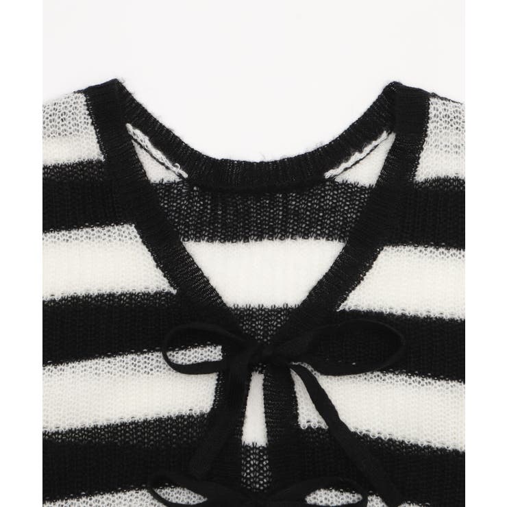 モヘアタッチ2WAYリボンカーデ | WEGO【WOMEN】 | 詳細画像18 