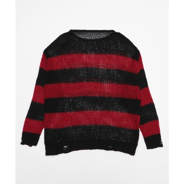 モヘアタッチボーダーBIGニット | WEGO【WOMEN】 | 詳細画像15 