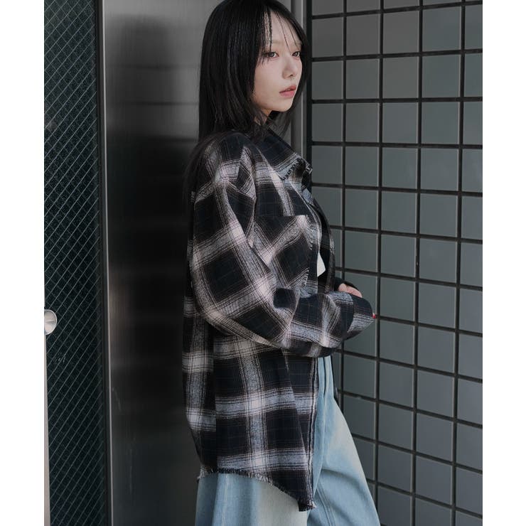 チェックBIGネルシャツ[品番：WG010095912]｜WEGO【WOMEN