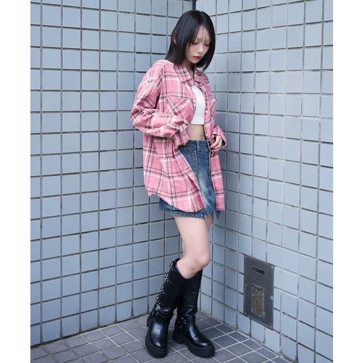 チェックBIGネルシャツ | WEGO【WOMEN】 | 詳細画像16 