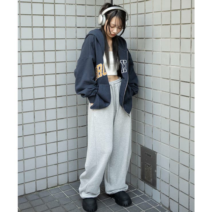 グラフィックBIGZIPパーカー | WEGO【WOMEN】 | 詳細画像2 