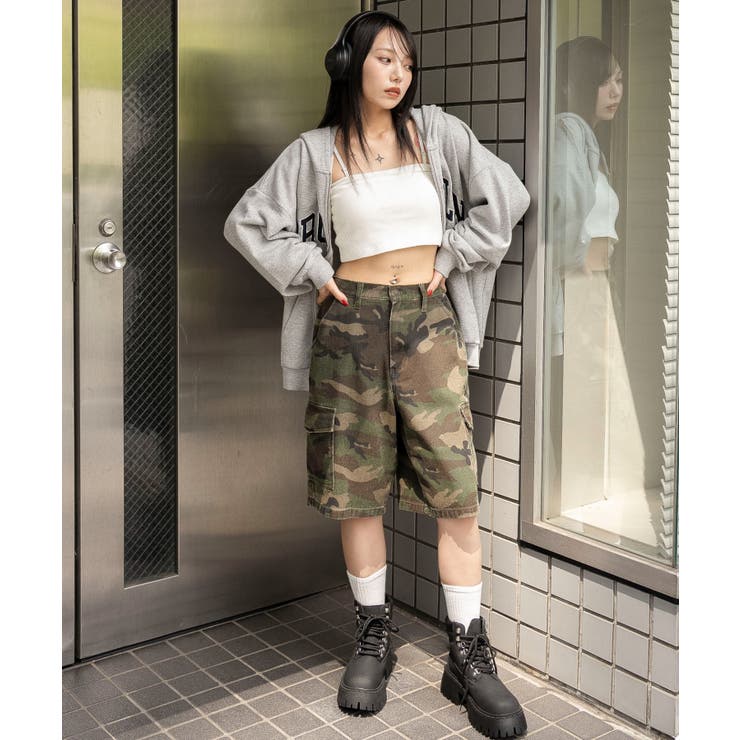 グラフィックBIGZIPパーカー | WEGO【WOMEN】 | 詳細画像5 