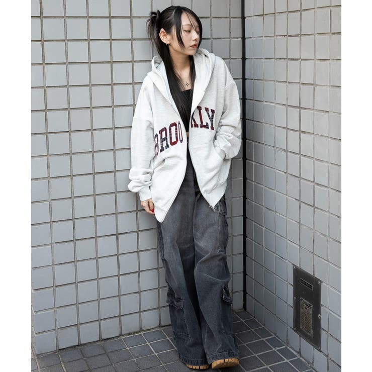 グラフィックBIGZIPパーカー | WEGO【WOMEN】 | 詳細画像7 