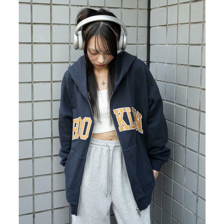 グラフィックBIGZIPパーカー | WEGO【WOMEN】 | 詳細画像14 