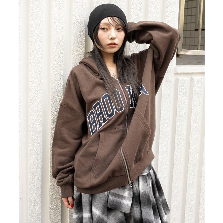 グラフィックBIGZIPパーカー | WEGO【WOMEN】 | 詳細画像18 