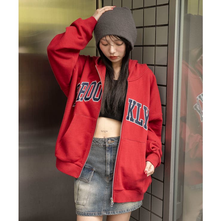 グラフィックBIGZIPパーカー | WEGO【WOMEN】 | 詳細画像20 