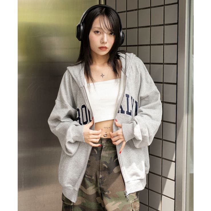 グラフィックBIGZIPパーカー | WEGO【WOMEN】 | 詳細画像23 