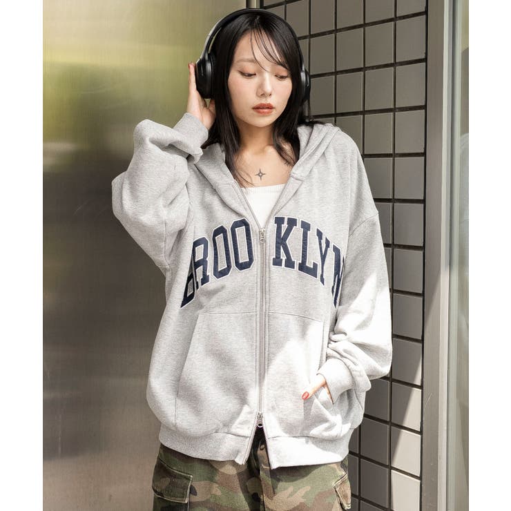 グラフィックBIGZIPパーカー | WEGO【WOMEN】 | 詳細画像24 