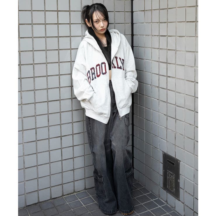 グラフィックBIGZIPパーカー | WEGO【WOMEN】 | 詳細画像34 