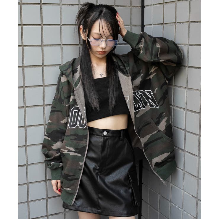 エステヴァンオリオール JUST COAST グラフィックパーカー XL グラフィックBIGZIPパーカー[品番：WG010095922]｜WEGO【WOMEN