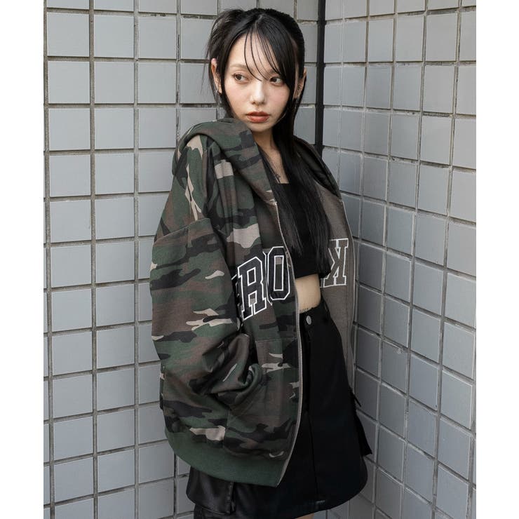 グラフィックBIGZIPパーカー | WEGO【WOMEN】 | 詳細画像37 