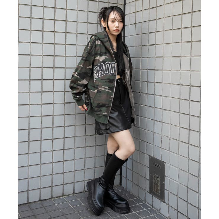 グラフィックBIGZIPパーカー | WEGO【WOMEN】 | 詳細画像38 
