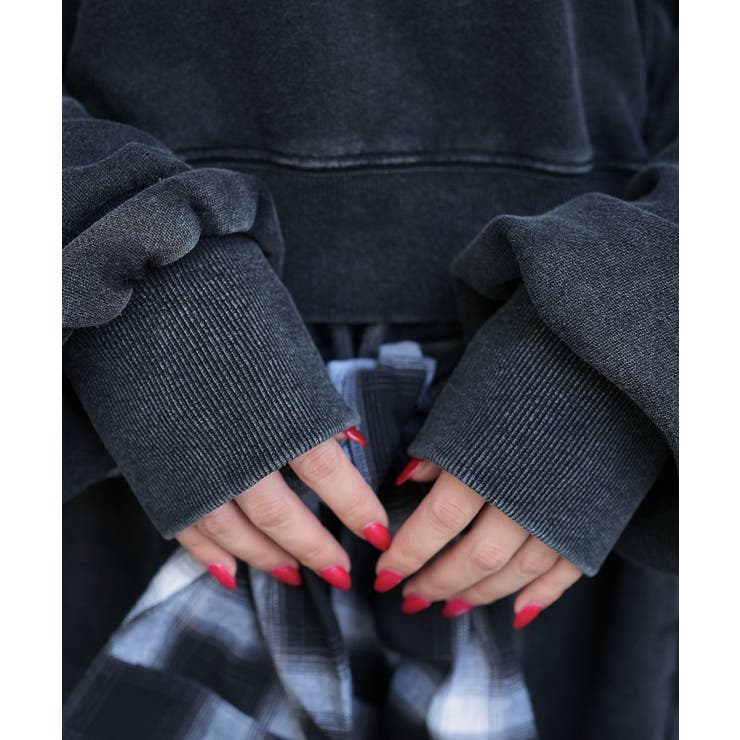 ドッキングオフショルショートスウェット | WEGO【WOMEN】 | 詳細画像7 