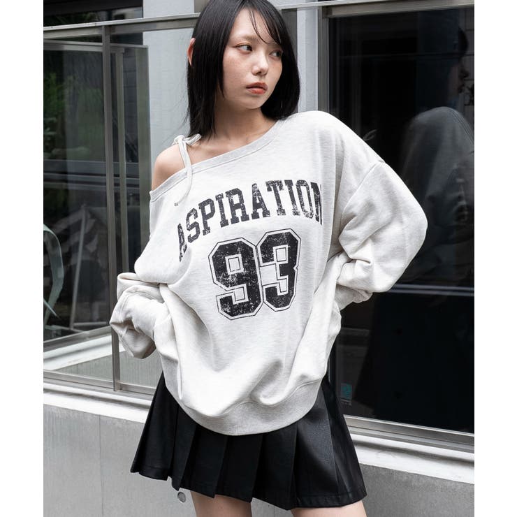 2WAYグラフィックワンショルBIGスウェット | WEGO【WOMEN】 | 詳細画像17 