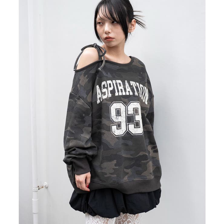 2WAYグラフィックワンショルBIGスウェット | WEGO【WOMEN】 | 詳細画像22 