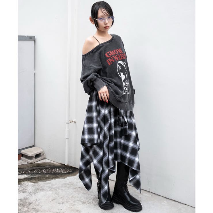2WAYグラフィックワンショルBIGスウェット | WEGO【WOMEN】 | 詳細画像29 