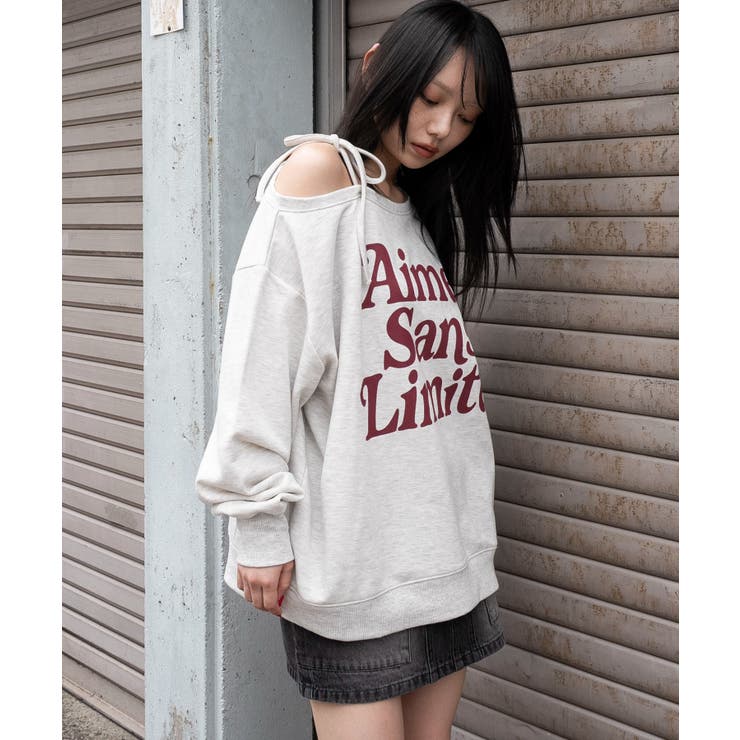 2WAYグラフィックワンショルBIGスウェット | WEGO【WOMEN】 | 詳細画像35 