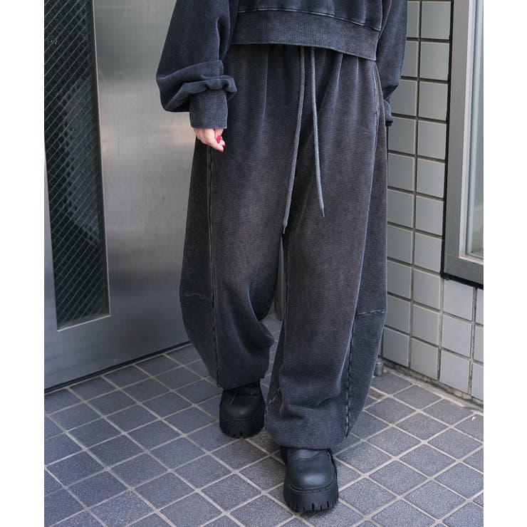カーブデザインスウェットパンツ | WEGO【WOMEN】 | 詳細画像1 