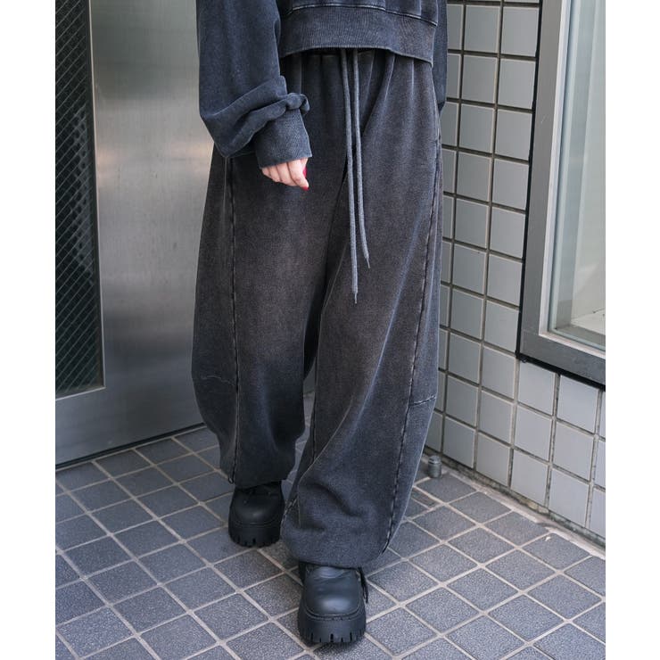 カーブデザインスウェットパンツ | WEGO【WOMEN】 | 詳細画像10 