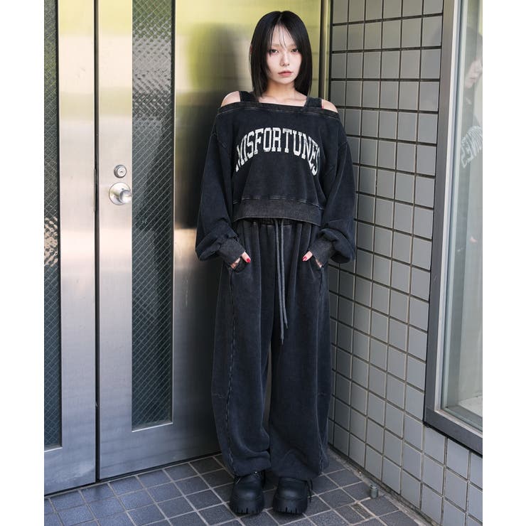 カーブデザインスウェットパンツ | WEGO【WOMEN】 | 詳細画像11 