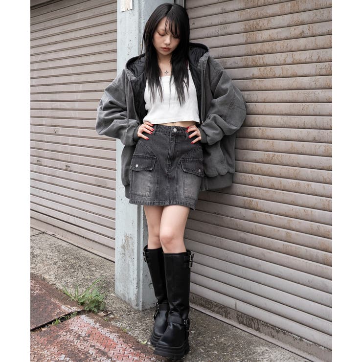 ワーカーズキルトフードブルゾン | WEGO【WOMEN】 | 詳細画像21 