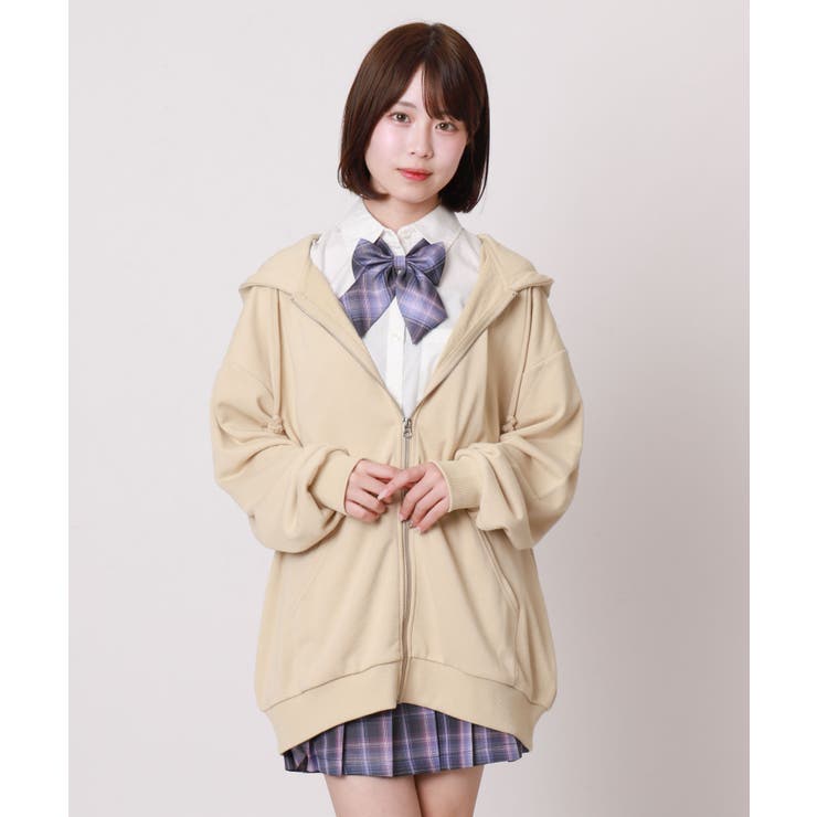 ルーズフィットZIPパーカー[品番：WG010095936]｜WEGO【WOMEN