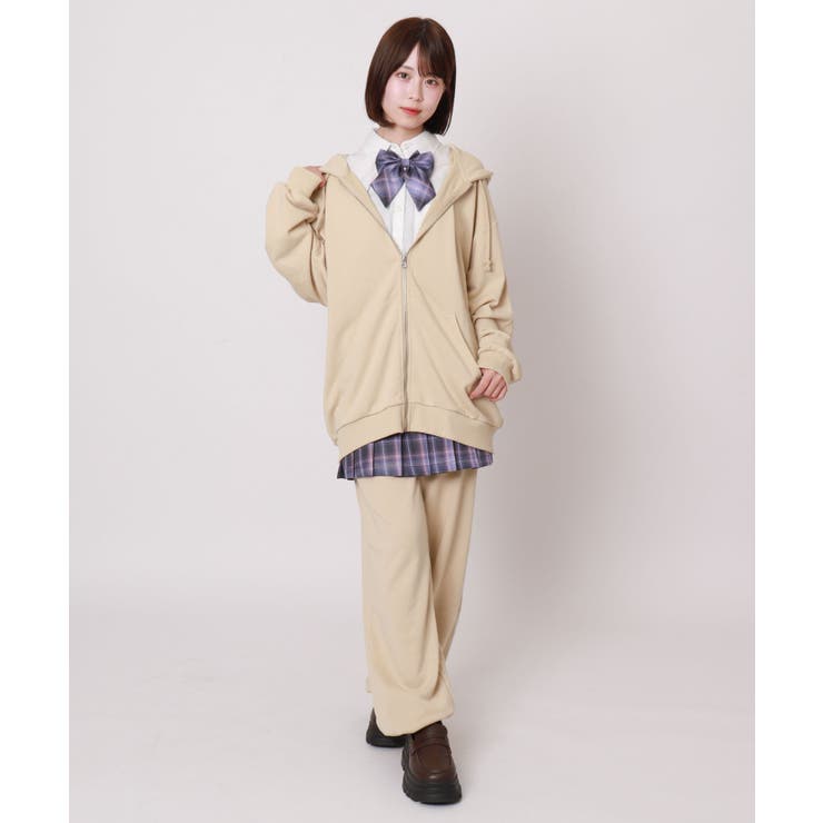 ルーズフィットZIPパーカー | WEGO【WOMEN】 | 詳細画像3 