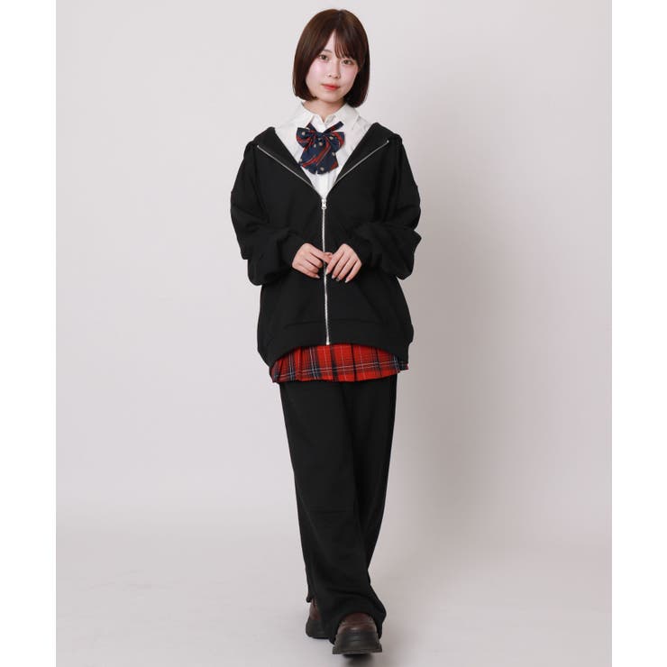 ルーズフィットZIPパーカー | WEGO【WOMEN】 | 詳細画像9 