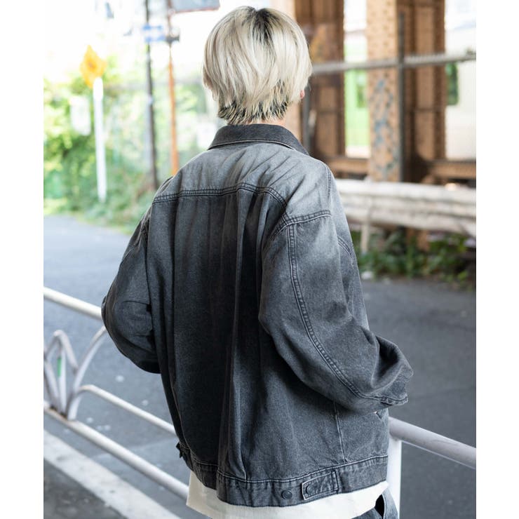 ヴィンテージライクBIGデニムジャケット | WEGO【MEN】 | 詳細画像17 