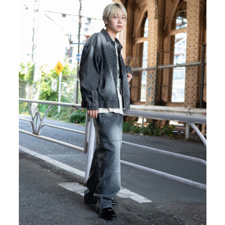 ヴィンテージライクBIGデニムジャケット | WEGO【MEN】 | 詳細画像21 