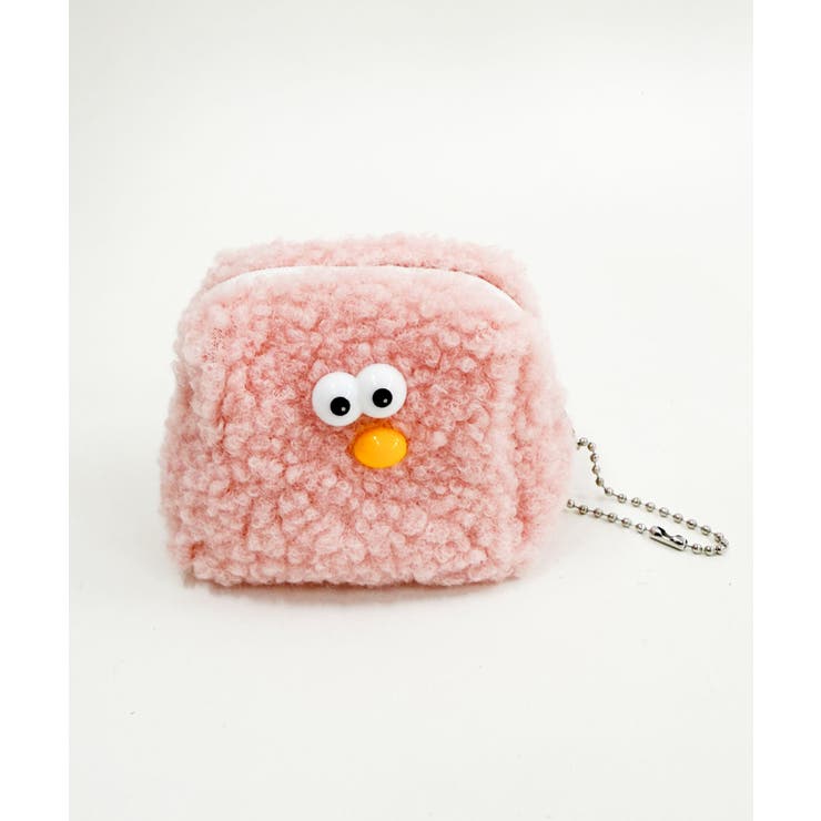 ピンク | もこもこモンスターポーチ | WEGO【WOMEN】